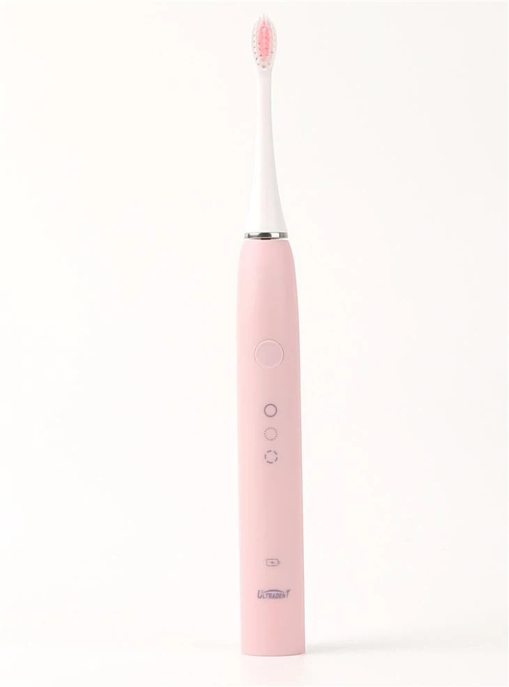 soft pink sonic electric toothbrush for women