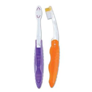 টুথপেষ্ট সঙ্গে ভ্রমণ টুথব্রাশ